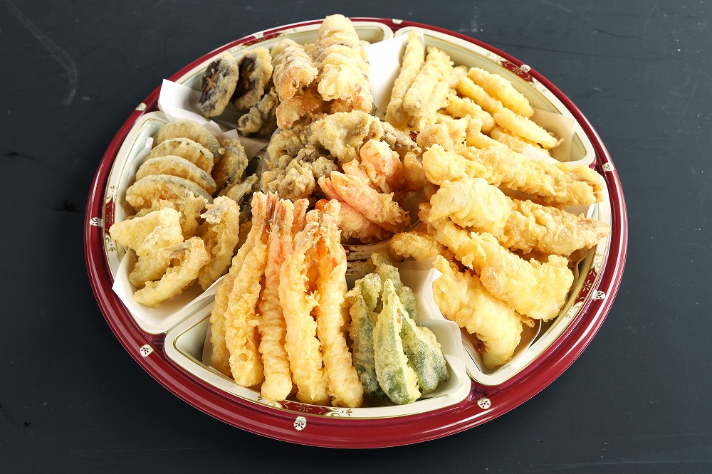 天ぷら盛合せ 4人前
