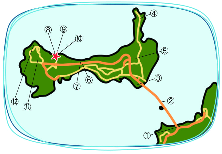 角島観光MAP